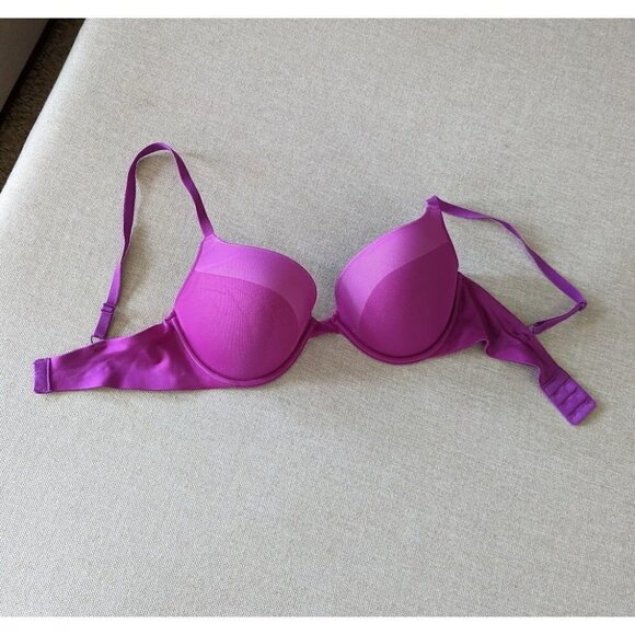 Wacoal The Net Affect Purple Bra Push Up Underwire 34DD - Picture 1 of 3